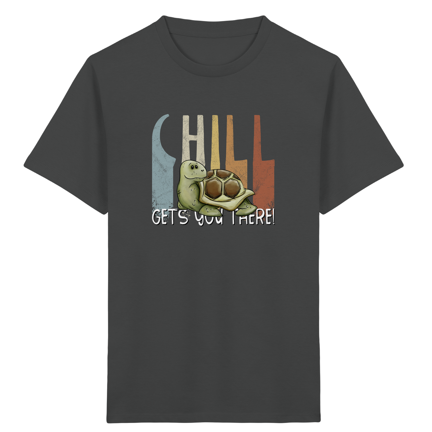 Gechillt gemütliche Schildkröte - Kids Organic Shirt