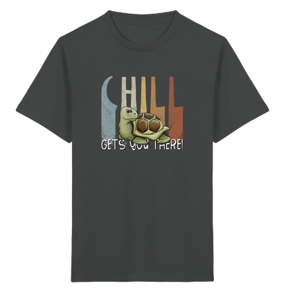Gechillt gemütliche Schildkröte - Kids Organic Shirt