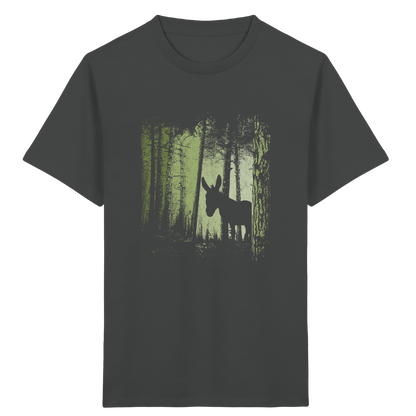 Esel im Zwielicht-Wald - Kids Organic Shirt