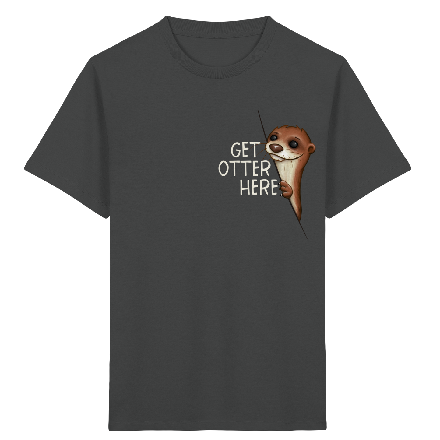 Get Otter Here | Lustiger Otter Kalauer - Kids Organic Shirt