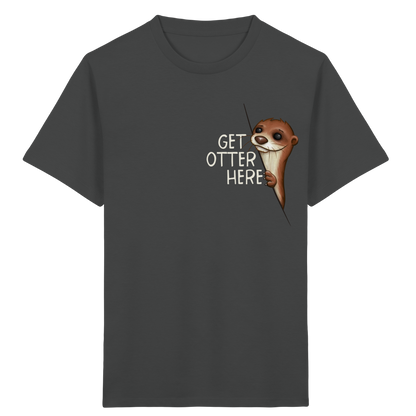 Get Otter Here | Lustiger Otter Kalauer - Kids Organic Shirt