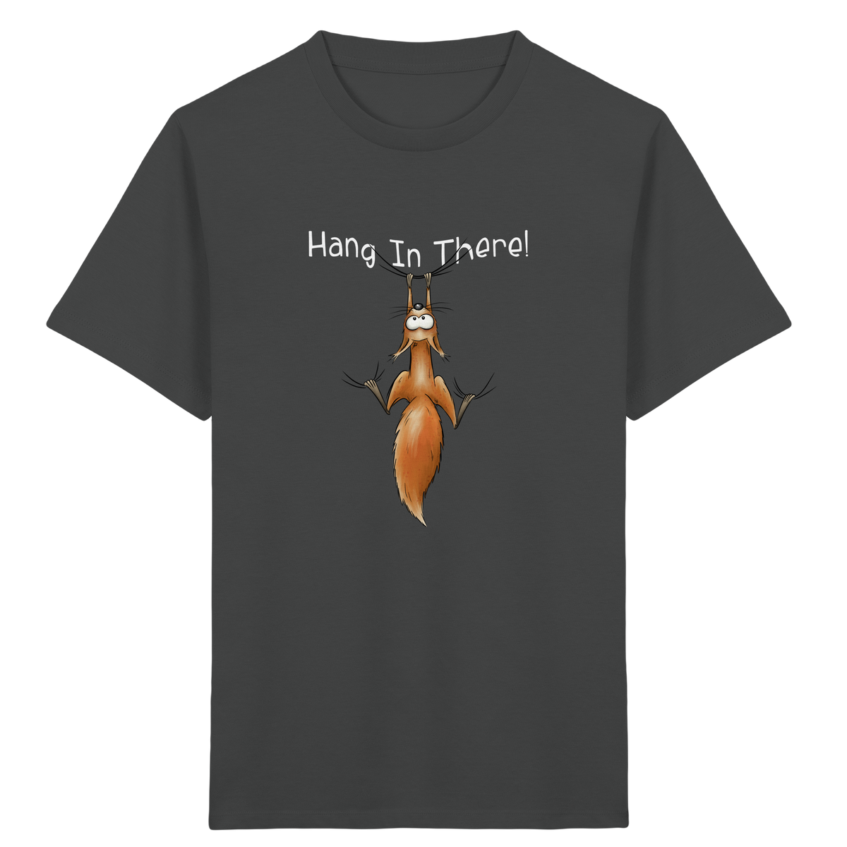 Hang In There | Lässiges Eichhörnchen - Kids Organic Shirt