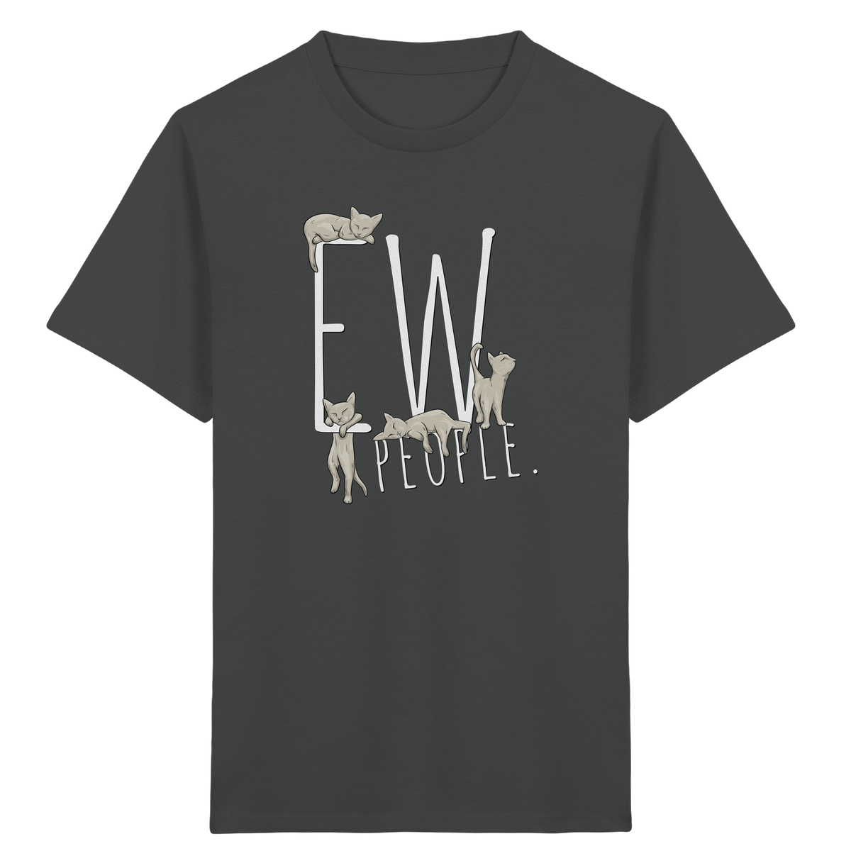 Ew, People. Sarkastische Katzen - Kids Organic Shirt