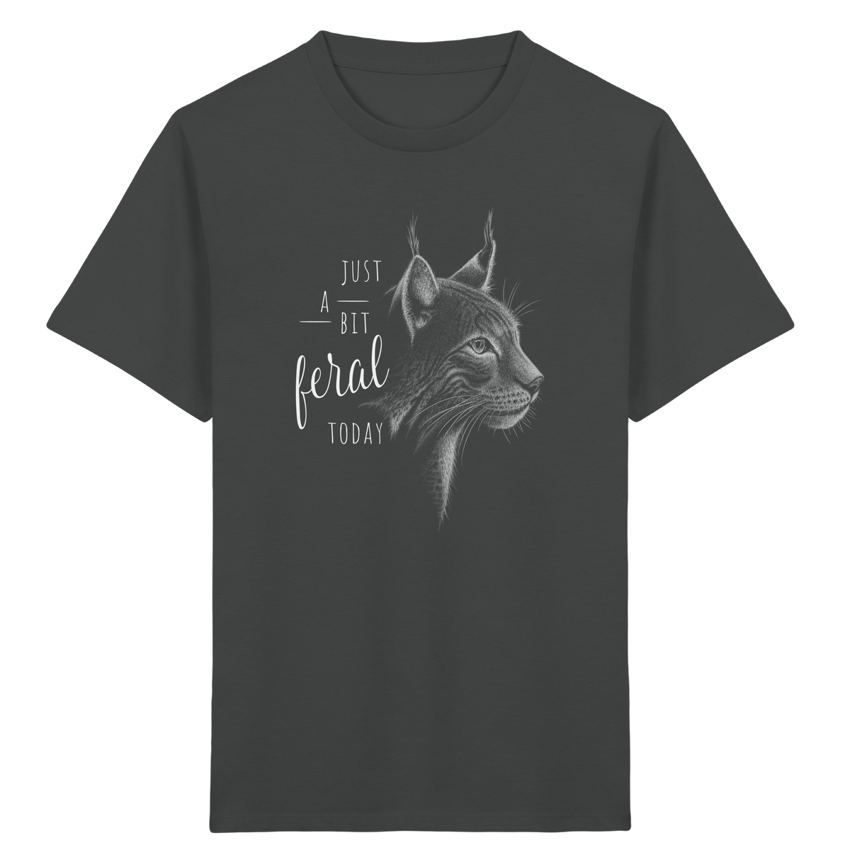 Just A Bit Feral Today! Wildkatze - Kids Organic Shirt