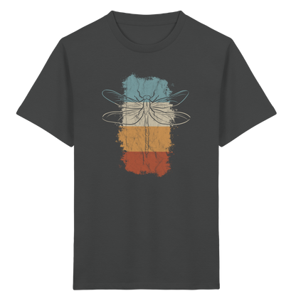 Retro Kunst Libelle | Vintage Dragonfly - Kids Organic Shirt