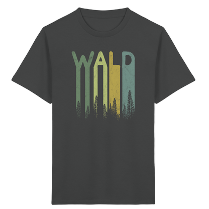 Wald Retro Forst Schriftzug - Kids Organic Shirt