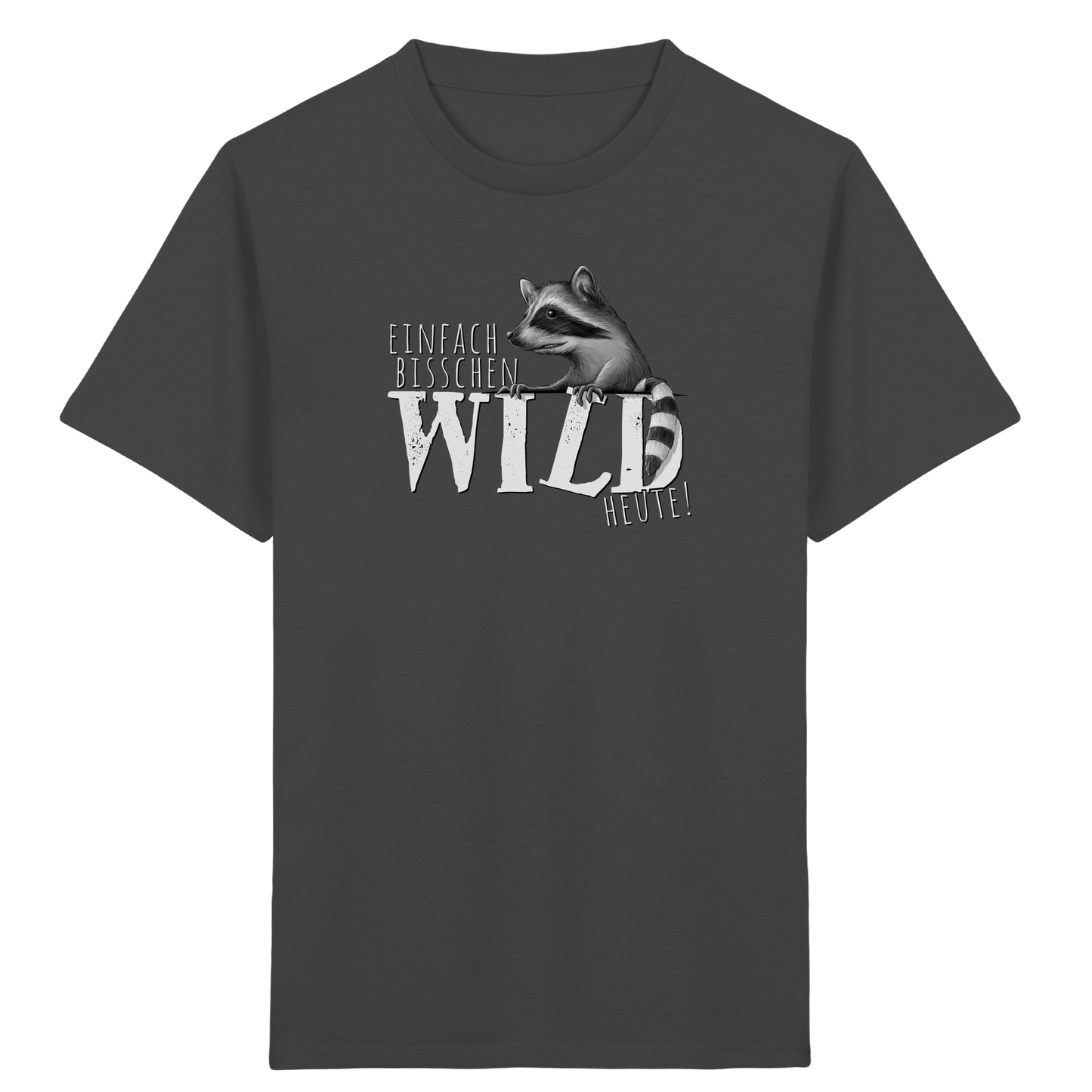 Bisschen wild heute! Waschbär - Kids Organic Shirt