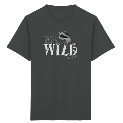 Bisschen wild heute! Waschbär - Kids Organic Shirt