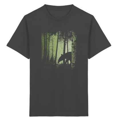 Lässiger Tapir im Zwielicht Wald - Kids Organic Shirt