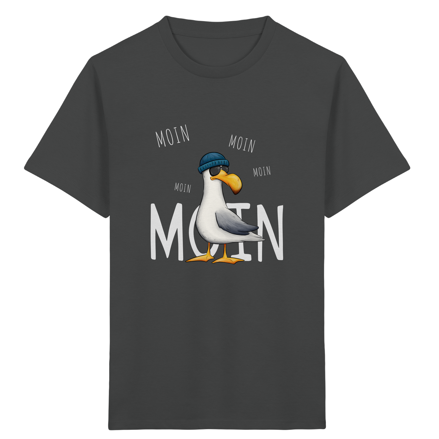 Moin Moin Lässige Hipster Möwe  - Kids Organic Shirt