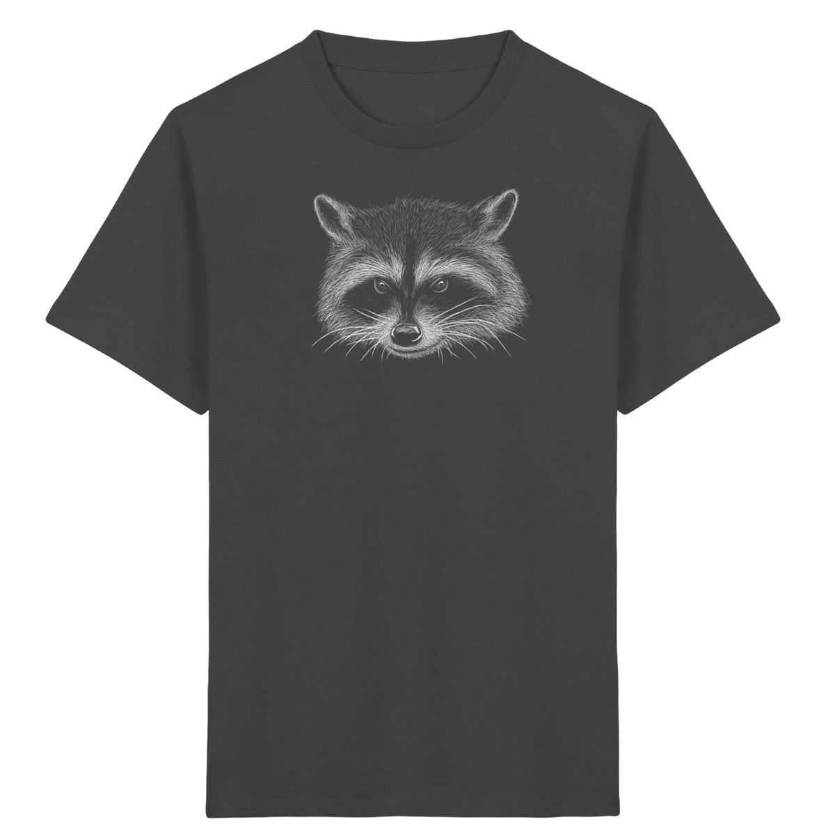 Waschbär Illustration Kritzelkunst - Kids Organic Shirt