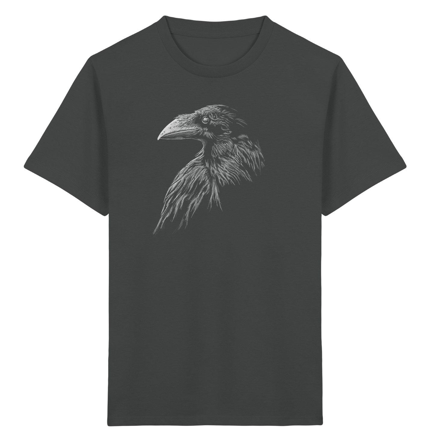 Kritzelkunst Rabe Krähe - Kids Organic Shirt