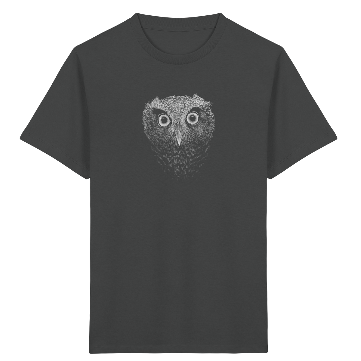 Eule Kritzelkunst Illustration - Kids Organic Shirt