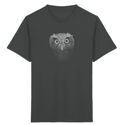 Eule Kritzelkunst Illustration - Kids Organic Shirt