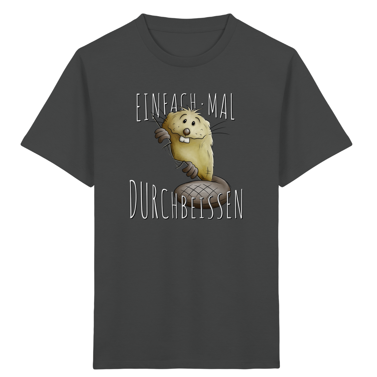 Einfach mal Durchbeissen Biber - Kids Organic Shirt