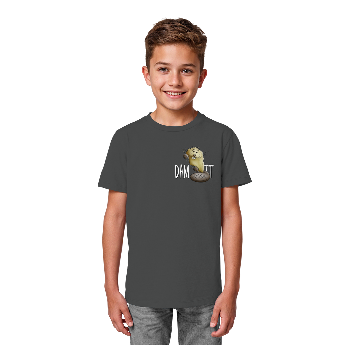 Dam It Verdammt Lustiger Biber - Kids Organic Shirt
