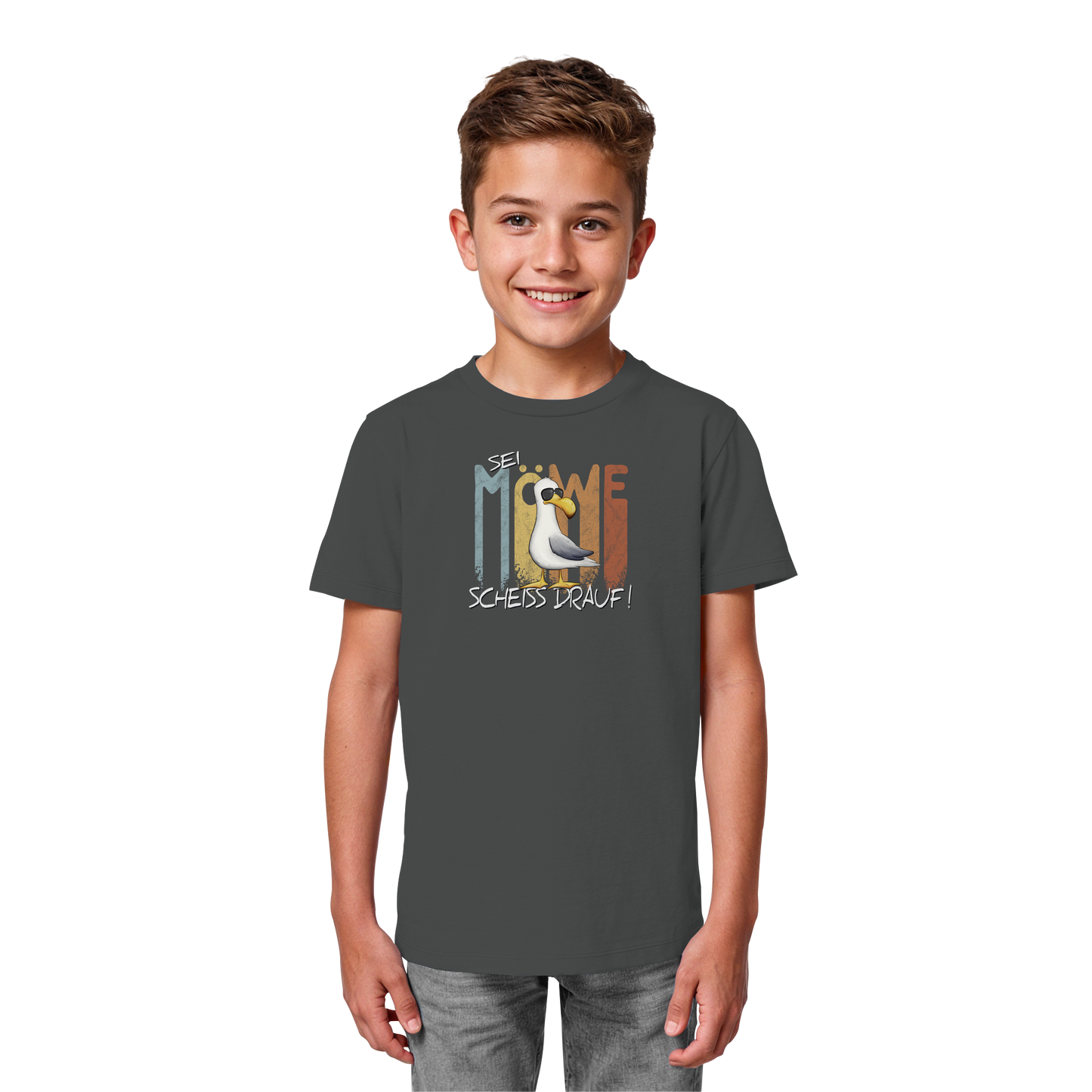 Sei Möwe Scheiß Drauf  - Kids Organic Shirt