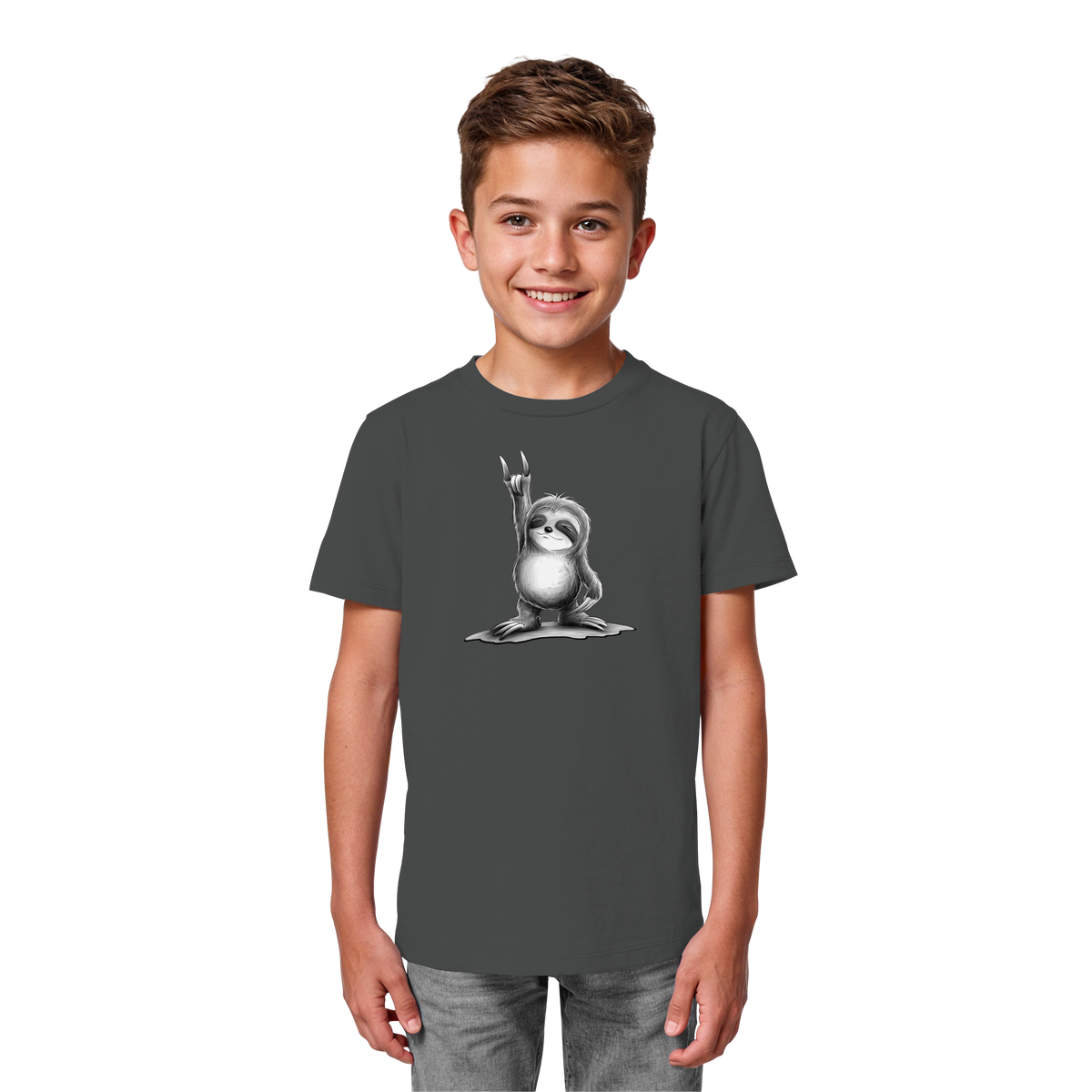 Rock On Party Faultier - Kids Organic Shirt