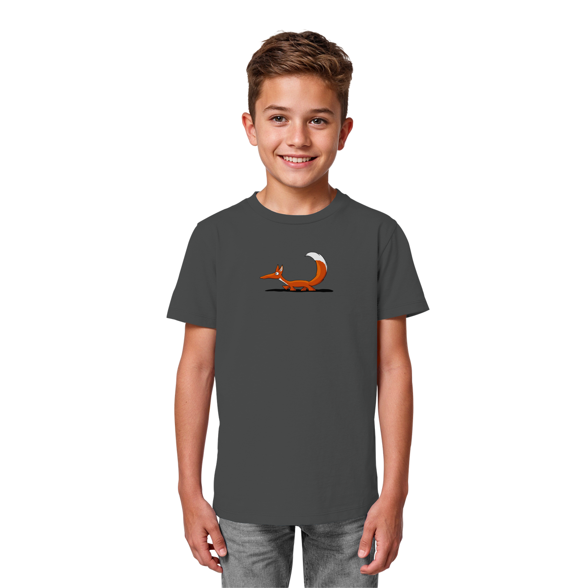 Lässiger cooler Fuchs | Mr. Fox, der Schleicher - Kids Organic Shirt