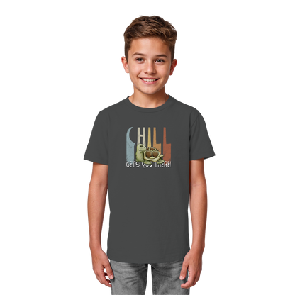 Gechillt gemütliche Schildkröte - Kids Organic Shirt