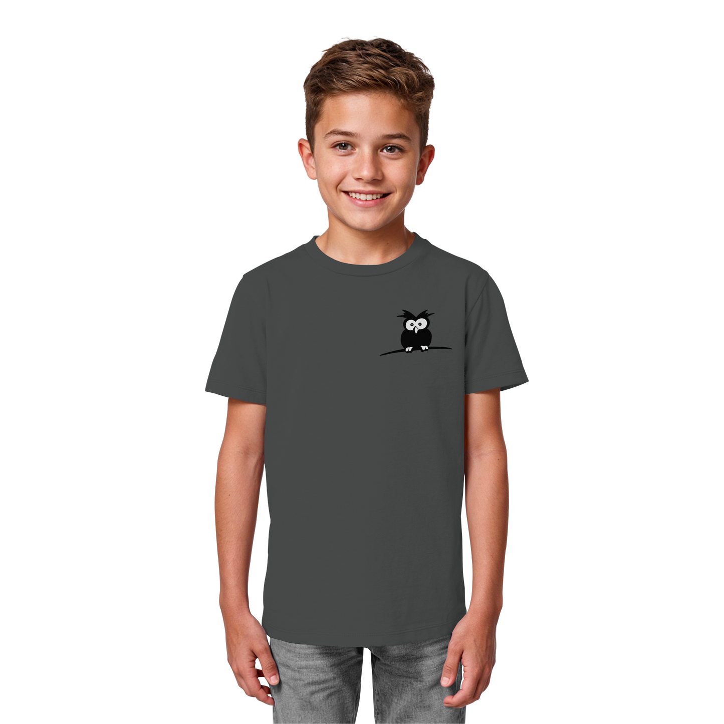 Kleine struppige Eule - Kids Organic Shirt