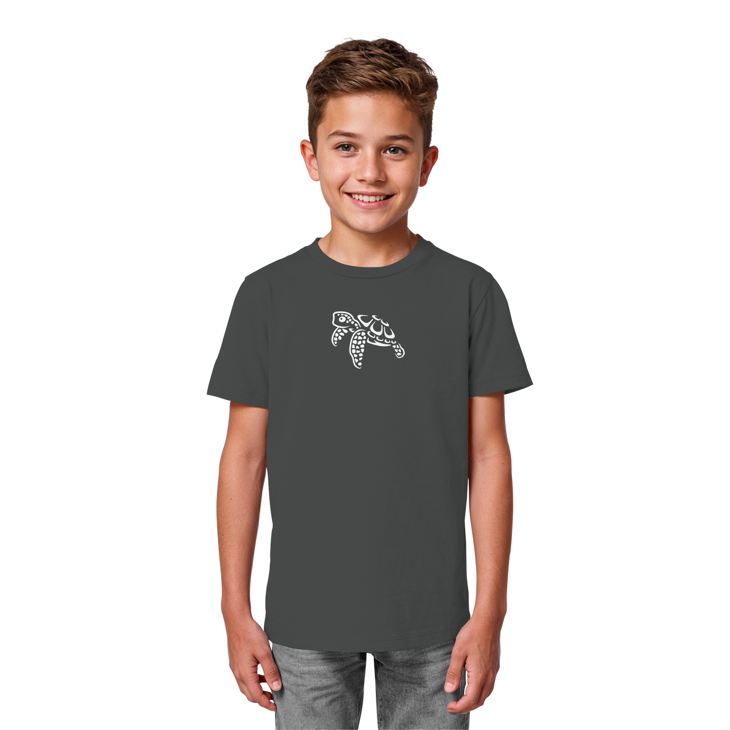 schwimmende Meeres-Schildkröte - Kids Organic Shirt