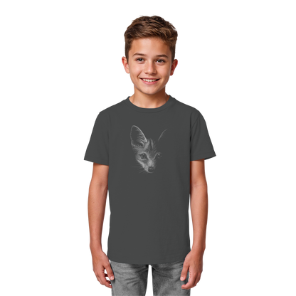 Fuchs Kritzelkunst Illustration - Kids Organic Shirt