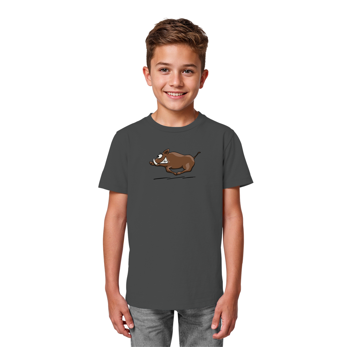 sauwildes Wildschwein | Wildsau  - Kids Organic Shirt