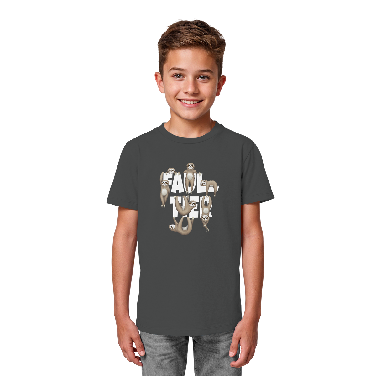 Viele gechillte Faultiere - Kids Organic Shirt