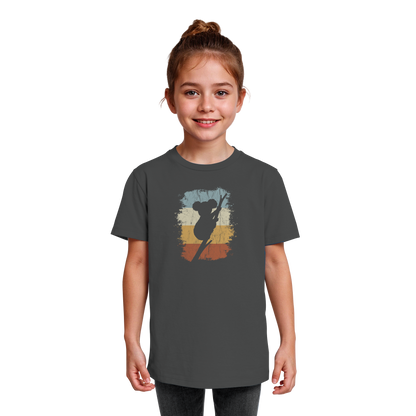 Retro kletternder Koala-Bär - Kids Organic Shirt