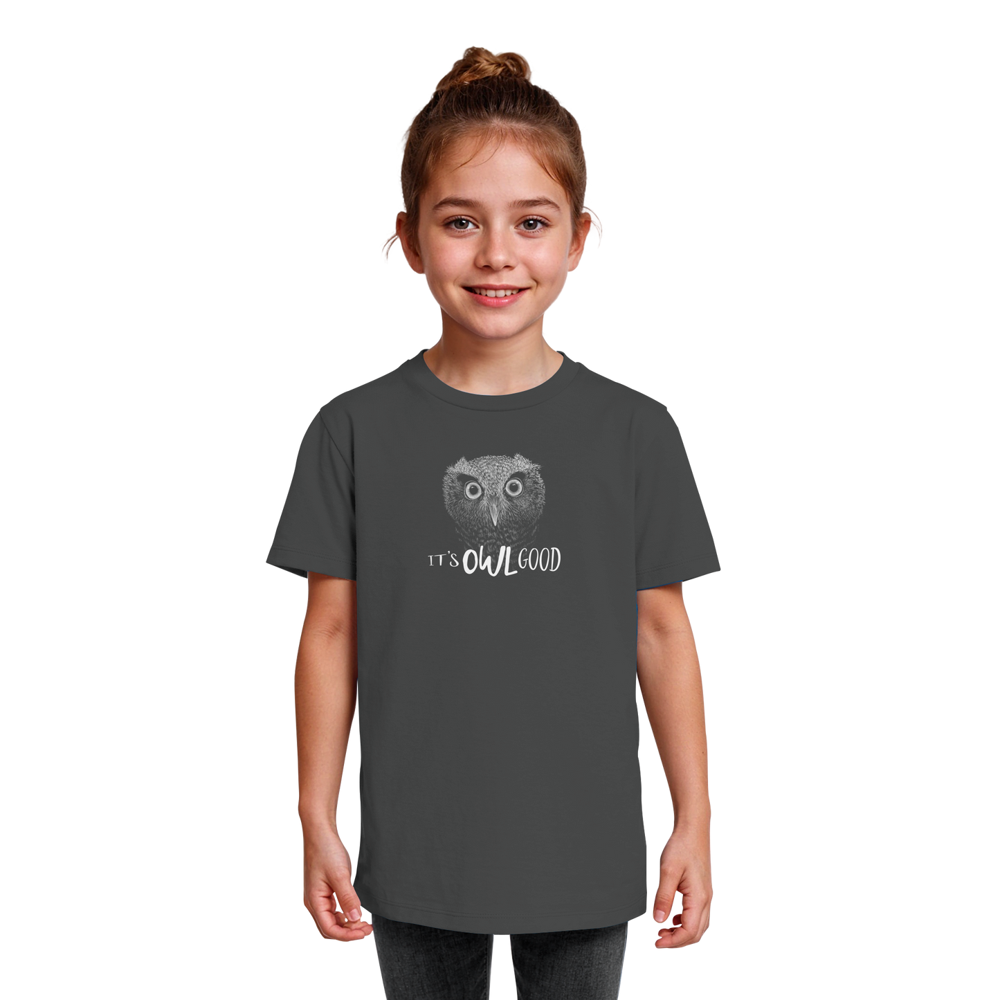 OWL Good | Kritzel-Kunst-Eule - Kids Organic Shirt