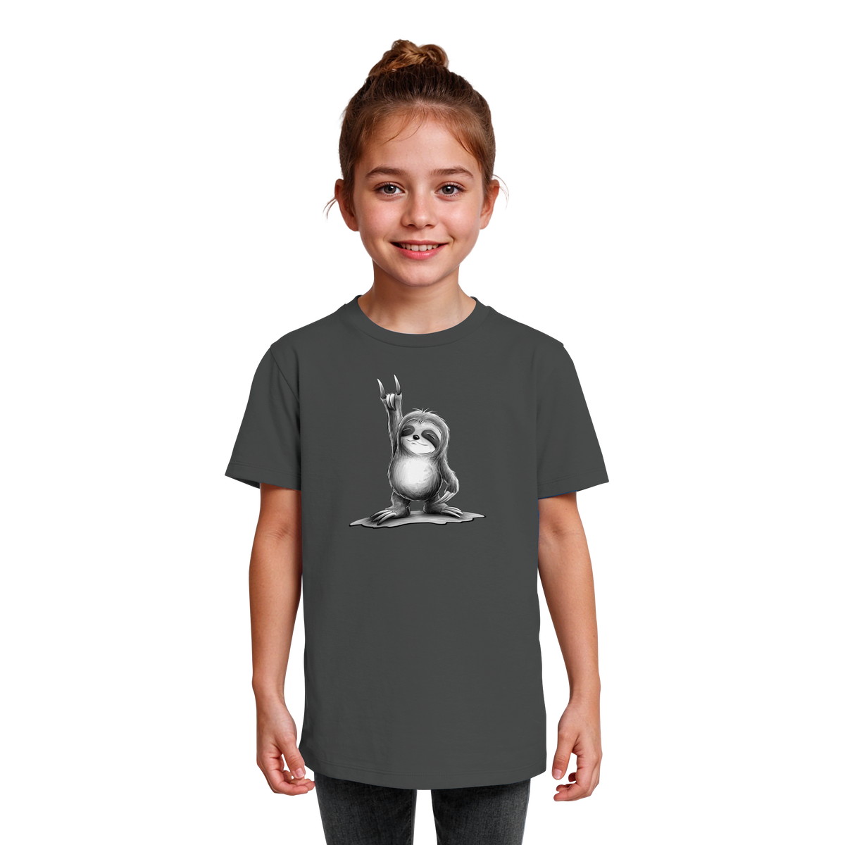 Rock On Party Faultier - Kids Organic Shirt