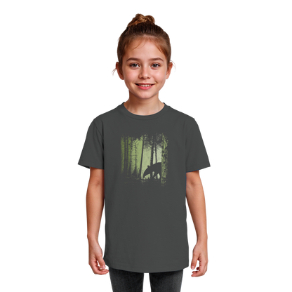 Lässiger Tapir im Zwielicht Wald - Kids Organic Shirt