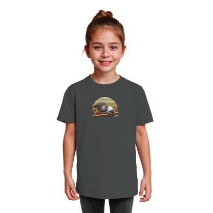 Lässiger Retro Sundown Tapir - Kids Organic Shirt