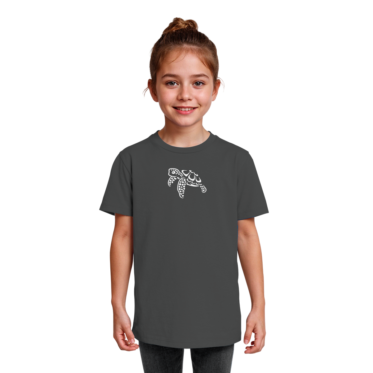 schwimmende Meeres-Schildkröte - Kids Organic Shirt