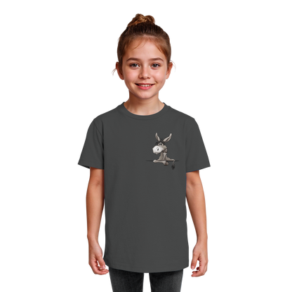 Lustiger lässiger Esel - Kids Organic Shirt