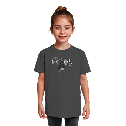 100% nachtaktive Fledermaus - Kids Organic Shirt