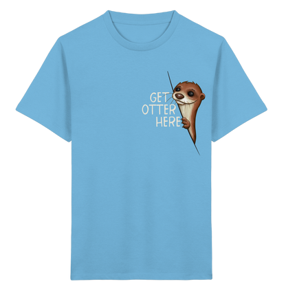 Get Otter Here | Lustiger Otter Kalauer - Kids Organic Shirt