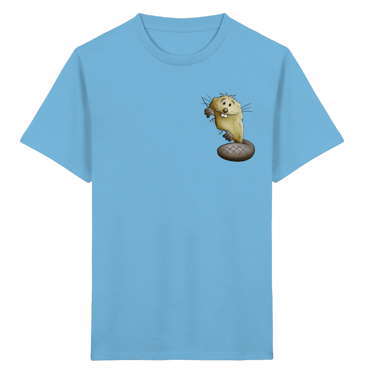 Lustiger frecher Biber - Kids Organic Shirt