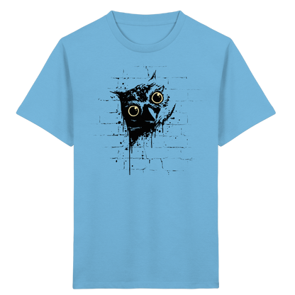Lässige Street Art Eule - Kids Organic Shirt
