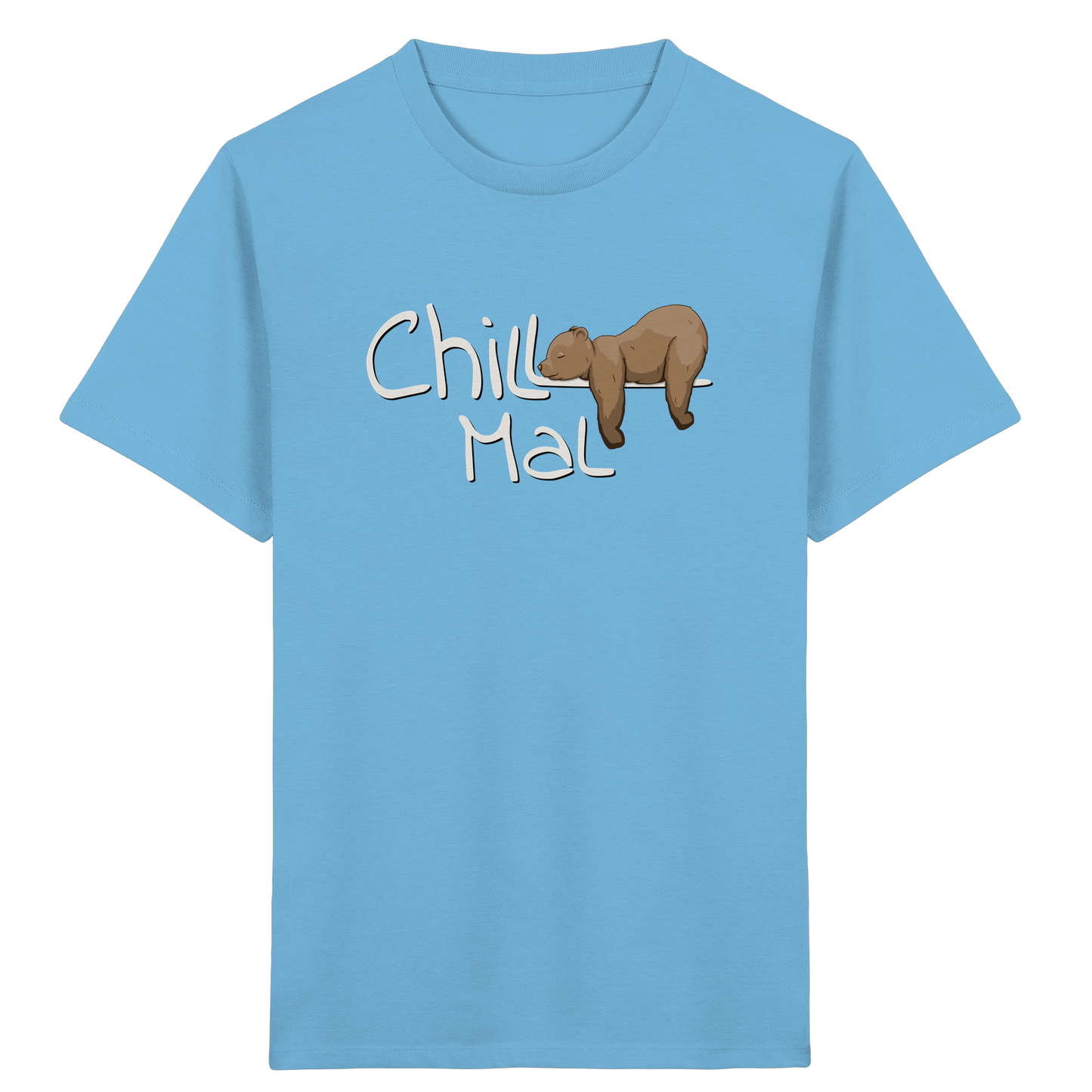 Chill Mal schläfriger Braunbär - Kids Organic Shirt