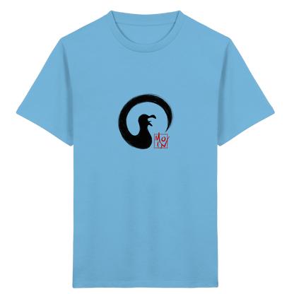Moin kreischende japanische Enso Möwe - Kids Organic Shirt