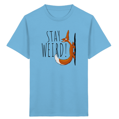 Stay Weird! Schräger Fuchs - Kids Organic Shirt