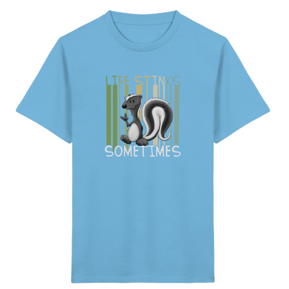 Life Stinks Sometimes Stinktier Weisheit - Kids Organic Shirt
