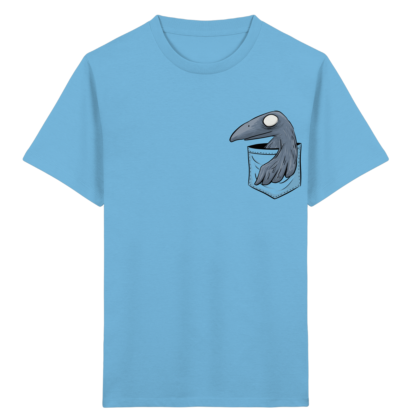 Grufti Rabe Krähe in der Tasche - Kids Organic Shirt