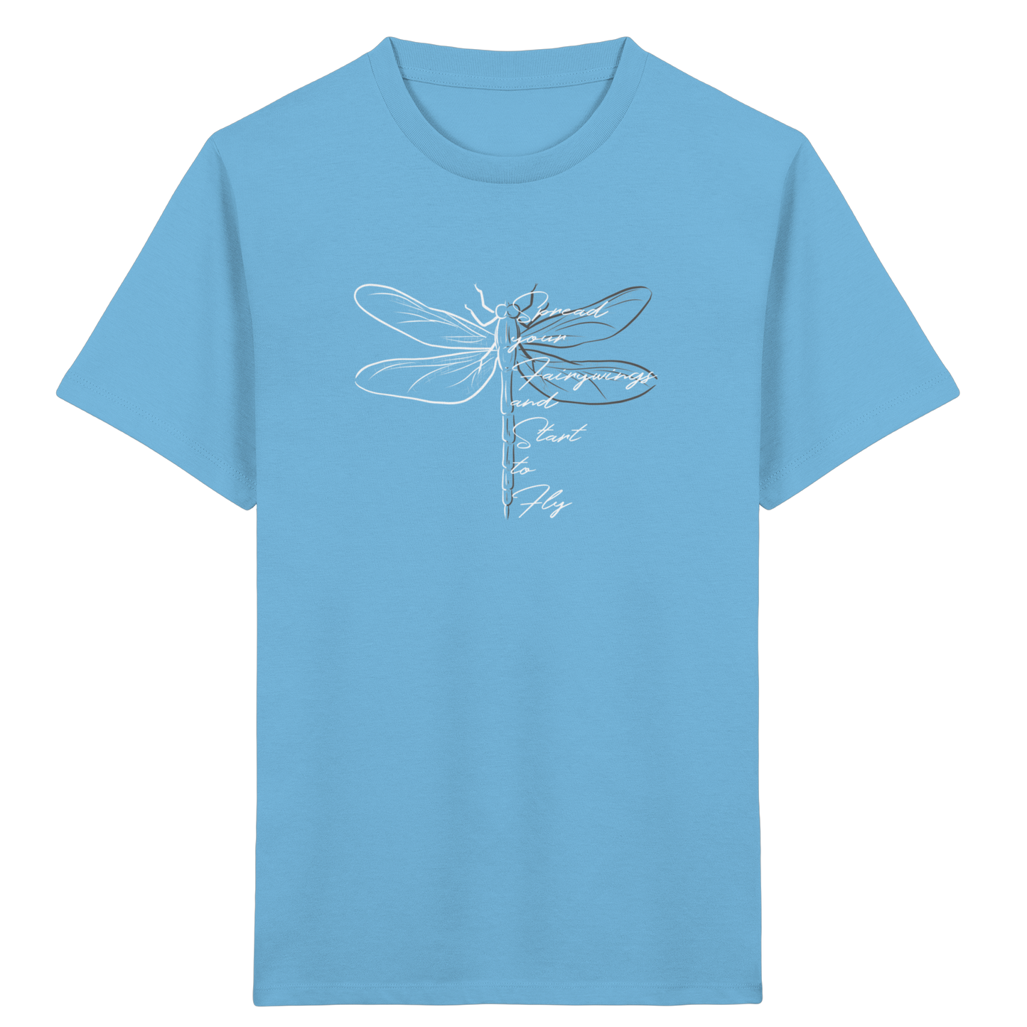 Breite die Flügel aus und flieg los | Libelle - Kids Organic Shirt