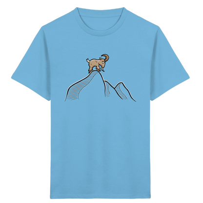 Ziegenbock in den Bergen - Kids Organic Shirt