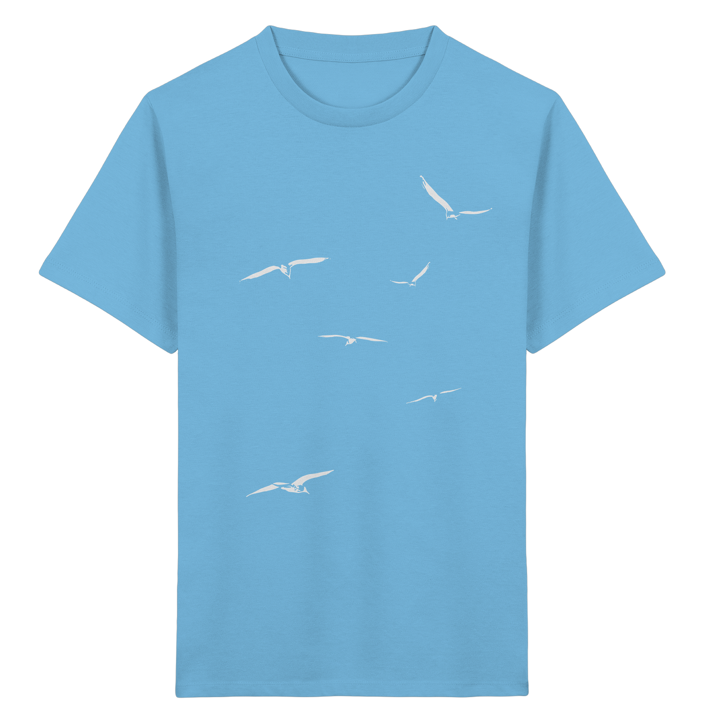 Vogelschwarm – Traum vom Fliegen - Kids Organic Shirt