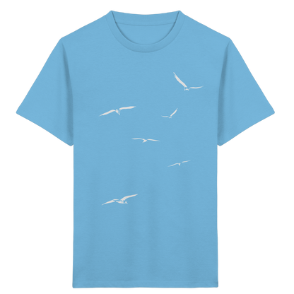 Vogelschwarm – Traum vom Fliegen - Kids Organic Shirt