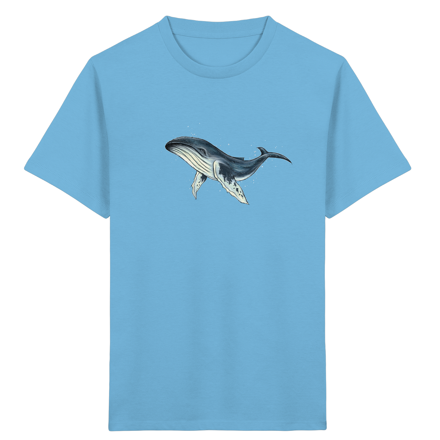 Tiefsee Ozean-Riese Buckelwal - Kids Organic Shirt